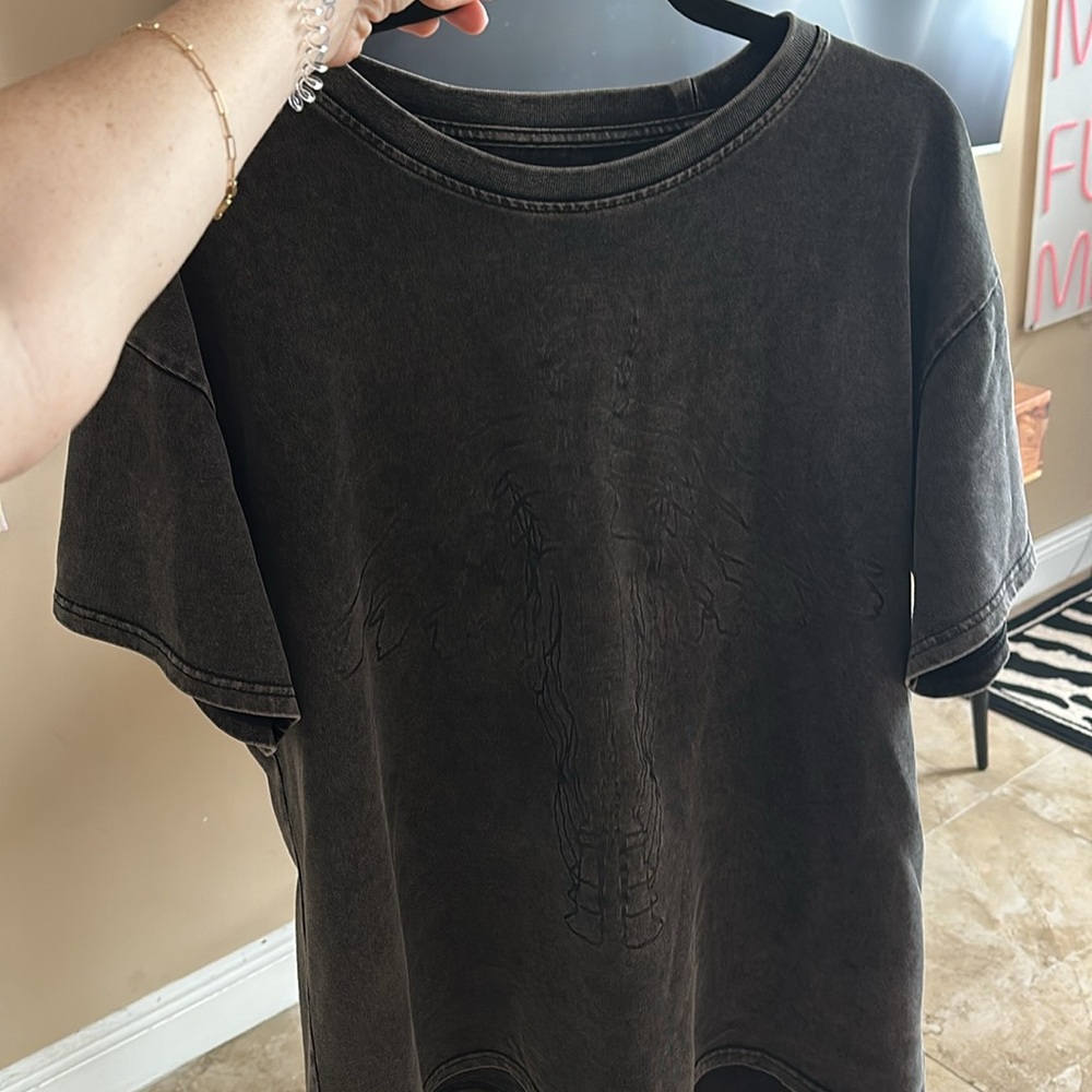 Grey Who Decides War Men’s Cotton T-shirt